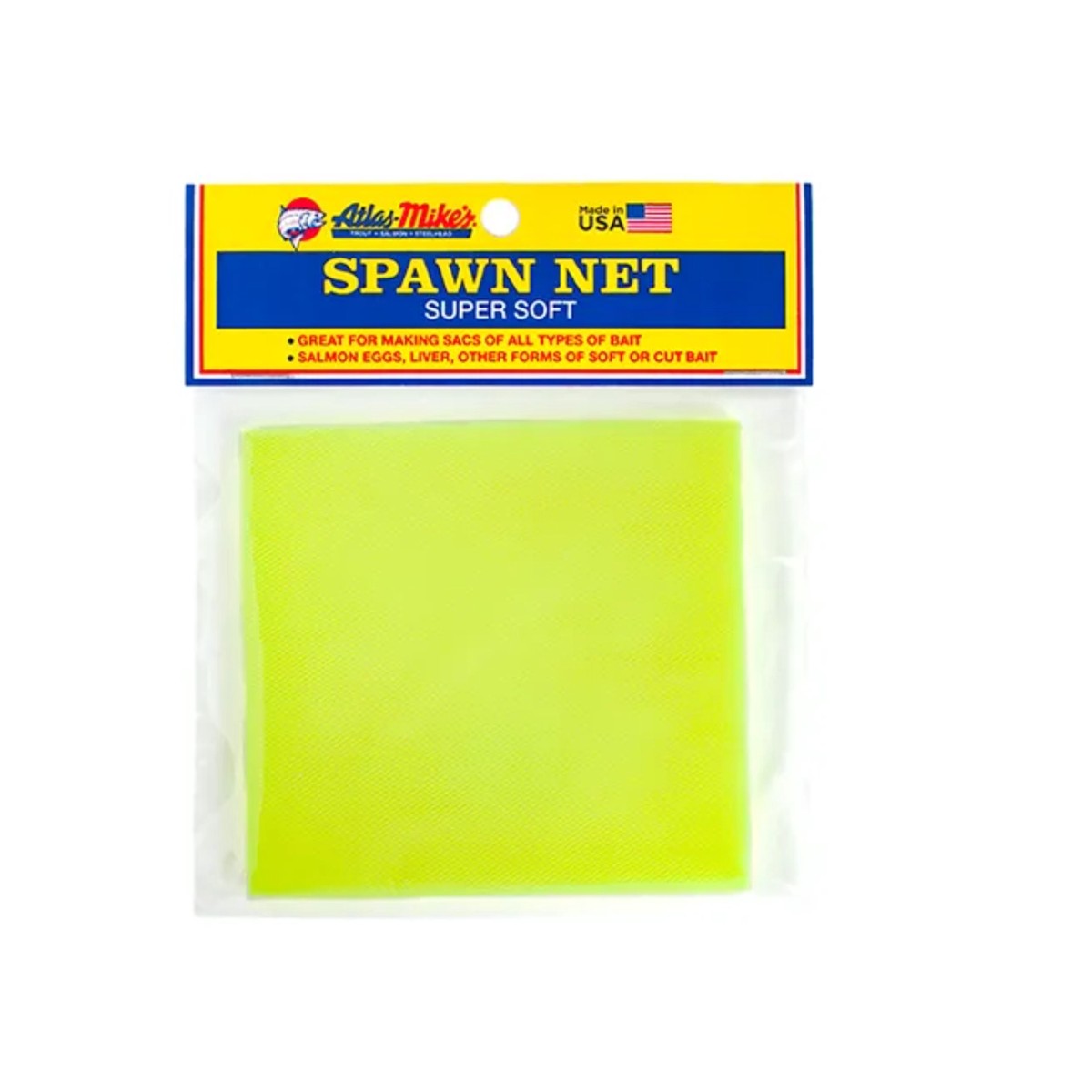 Atlas Mikes Spawn Net 4 Squares Chartreuse