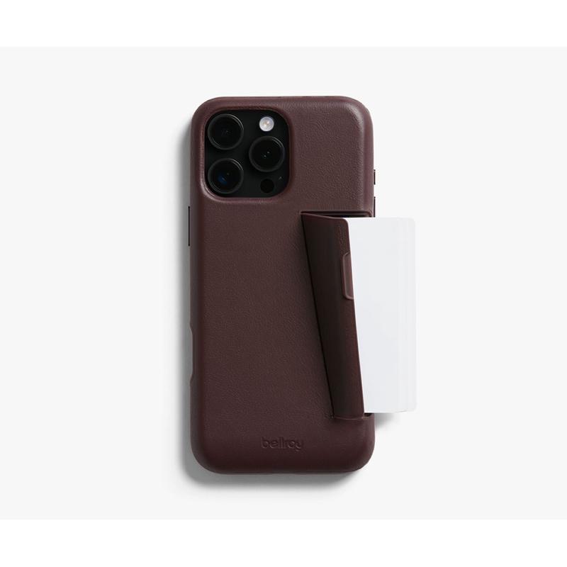 Bellroy Phone Case - 3 Card Iphone 16 Pro Max - Ganache