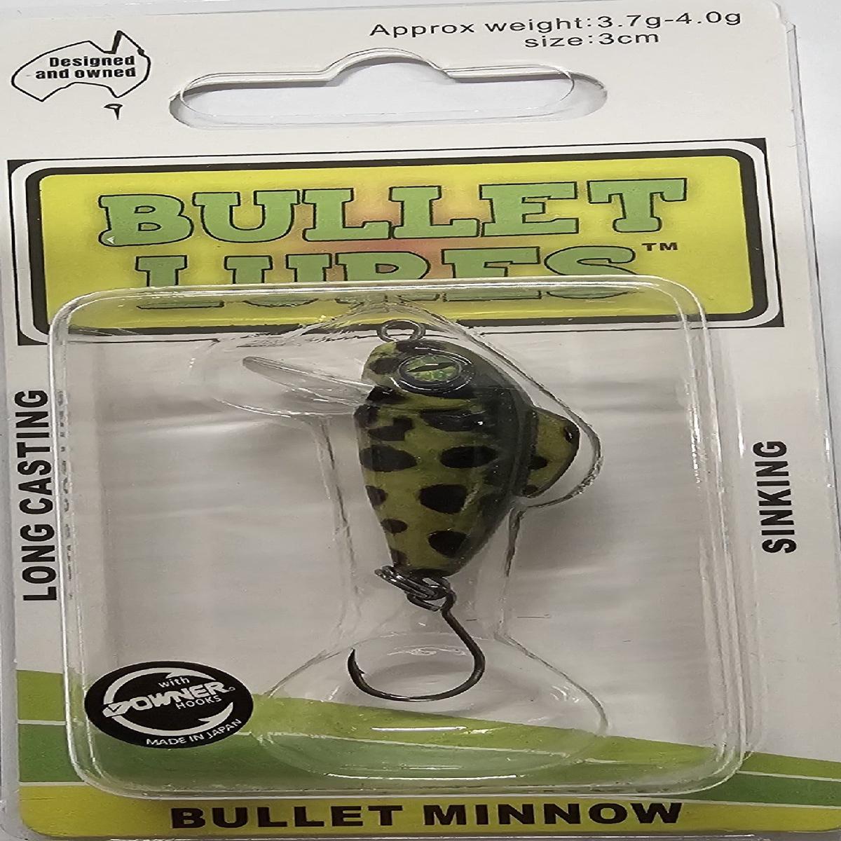 BULLET LURES 3CM MINNOW SINKING