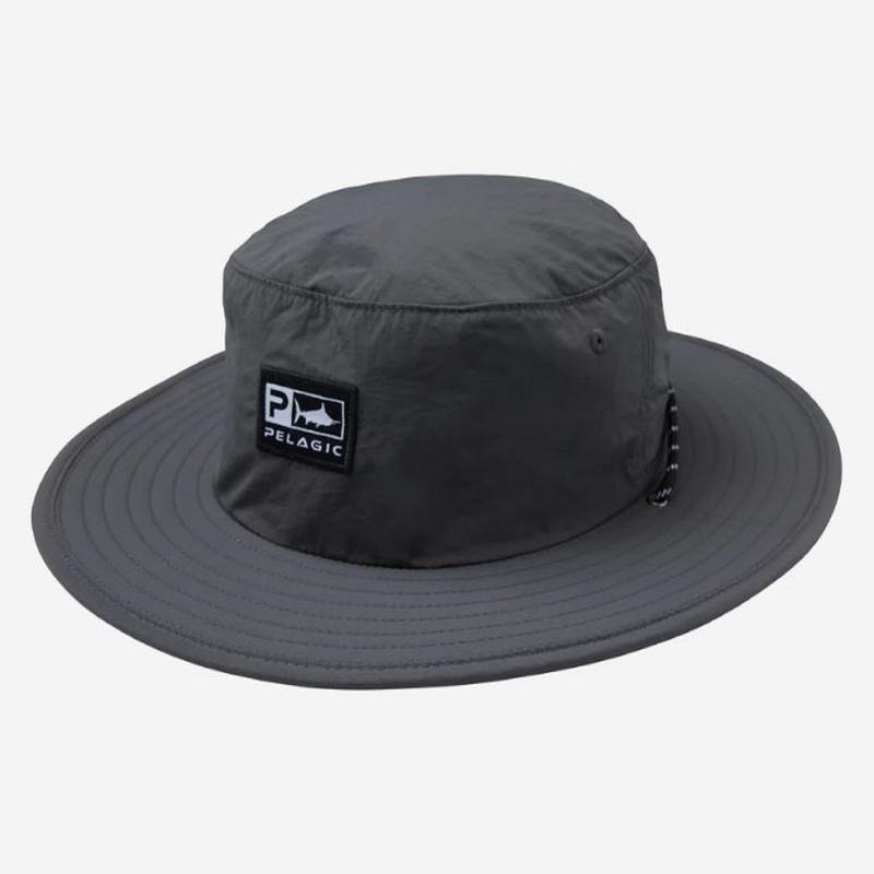 Pelagic 1204 Hat Bucket Sunsetter Prop Wash Graphite GRA Size Free (8439)