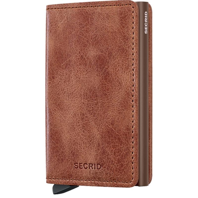 Secrid Slimwallet Vintage - Cognac Brown