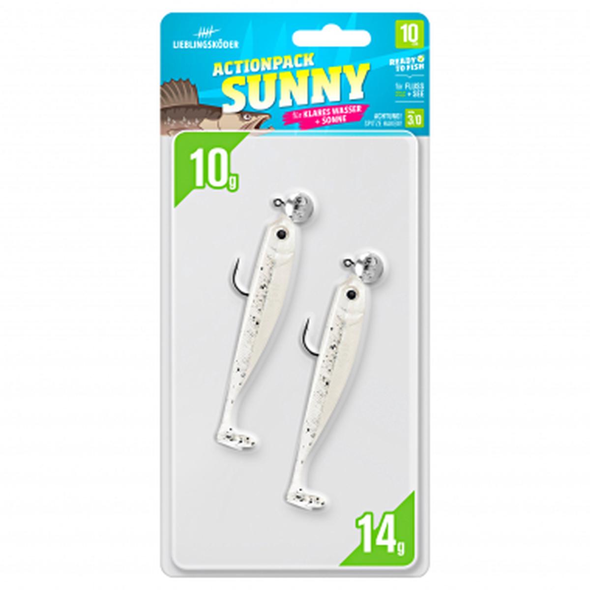 Shad Zander Bait (10 cm, Actionpack Sunny)