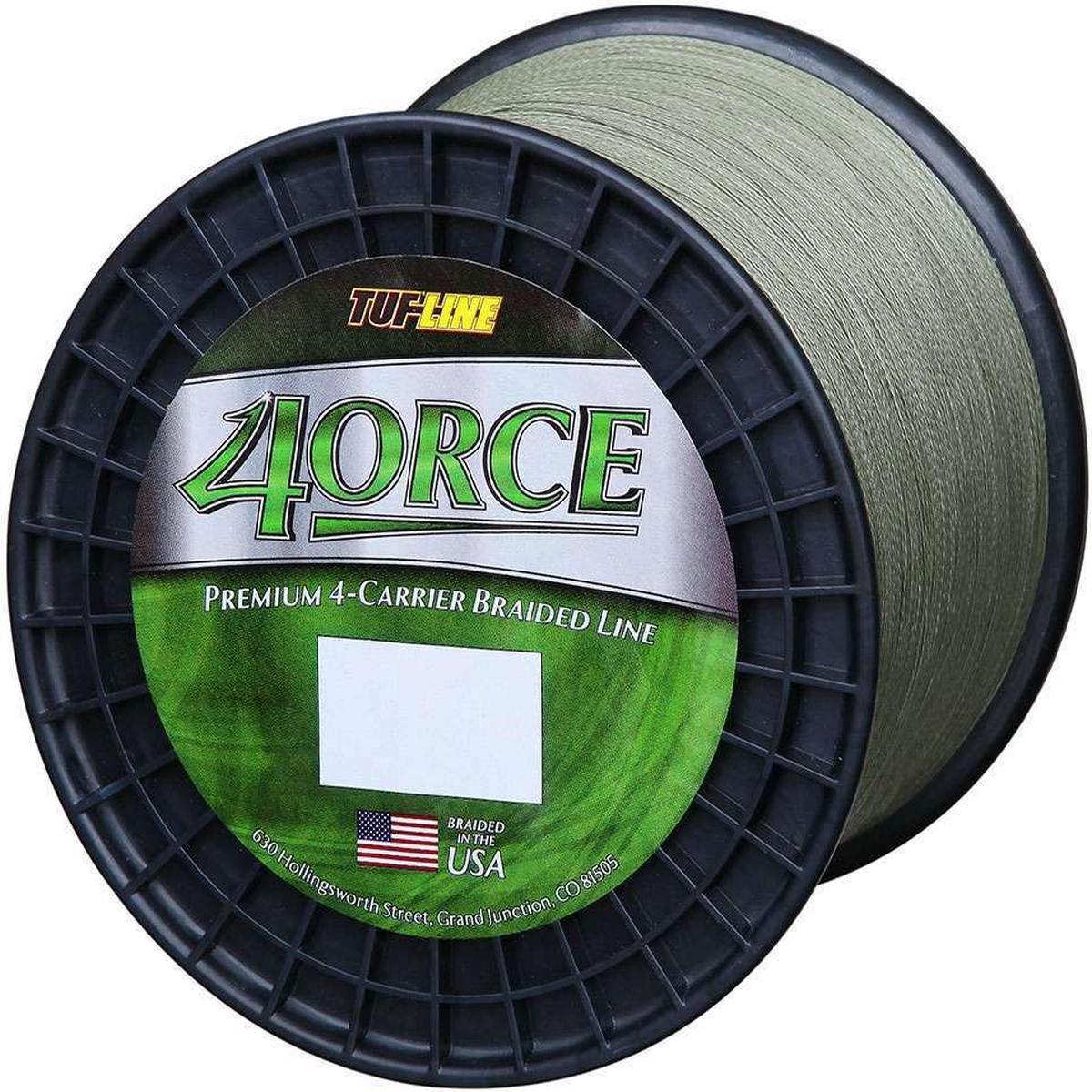 TUF-LINE 4ORCE Braid - Green - 2500 Yd. (6 Lb. - 30 Lb.) 30 Lb.