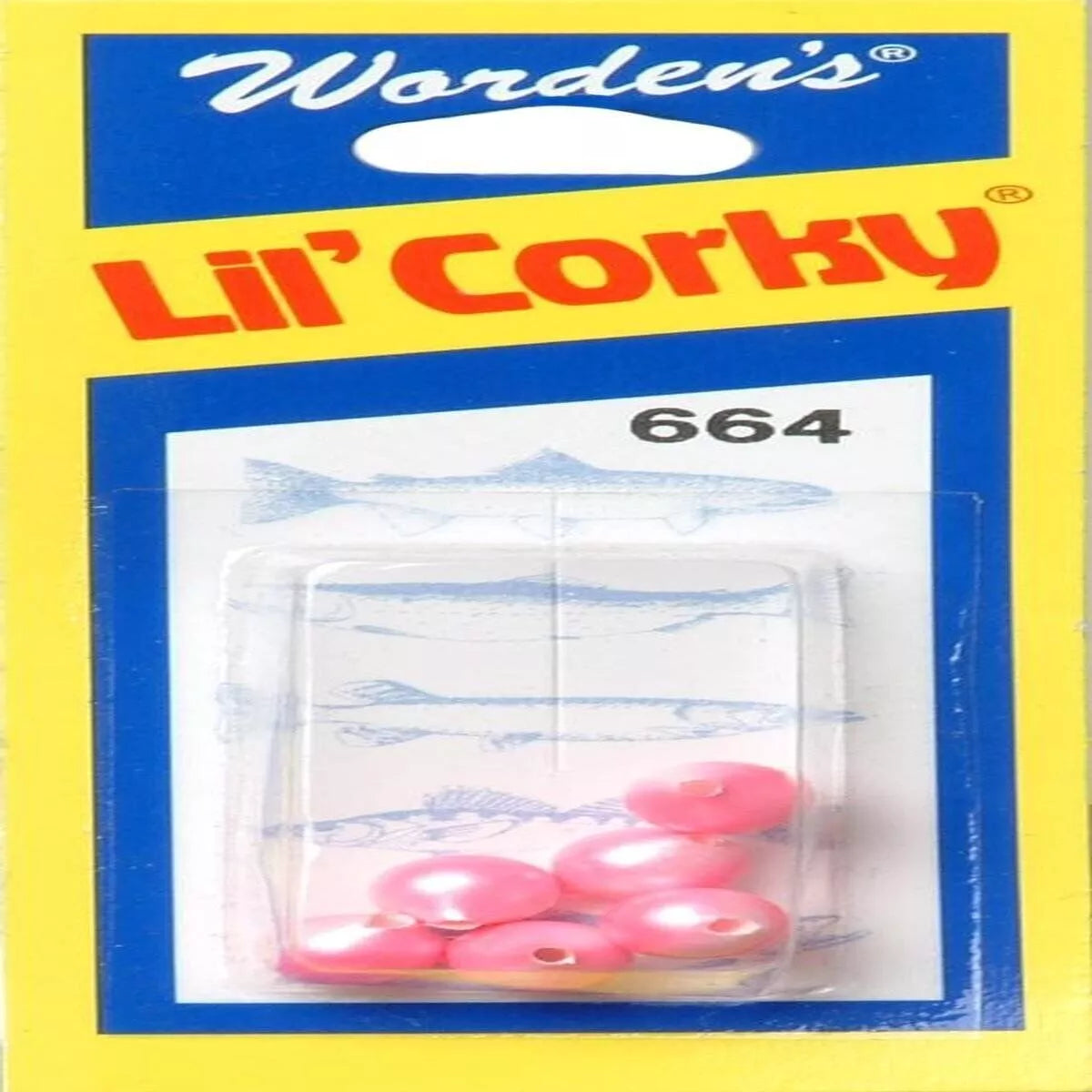 Yakima Bait Lil Corky B100 Sz 10 Pearlescent Pink