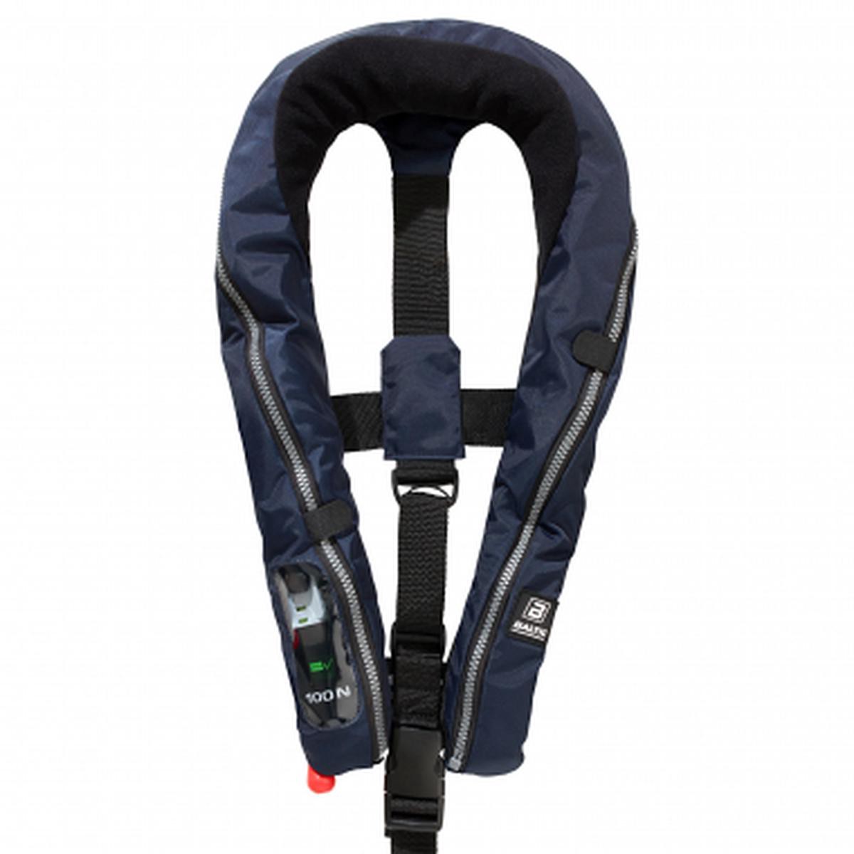 Compact 100 Inflatable Life Jacket (Navy Blue)