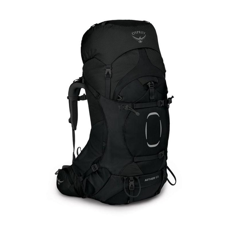 Osprey Aether 65 Backpack S/M - Men's Backpacking (Black)