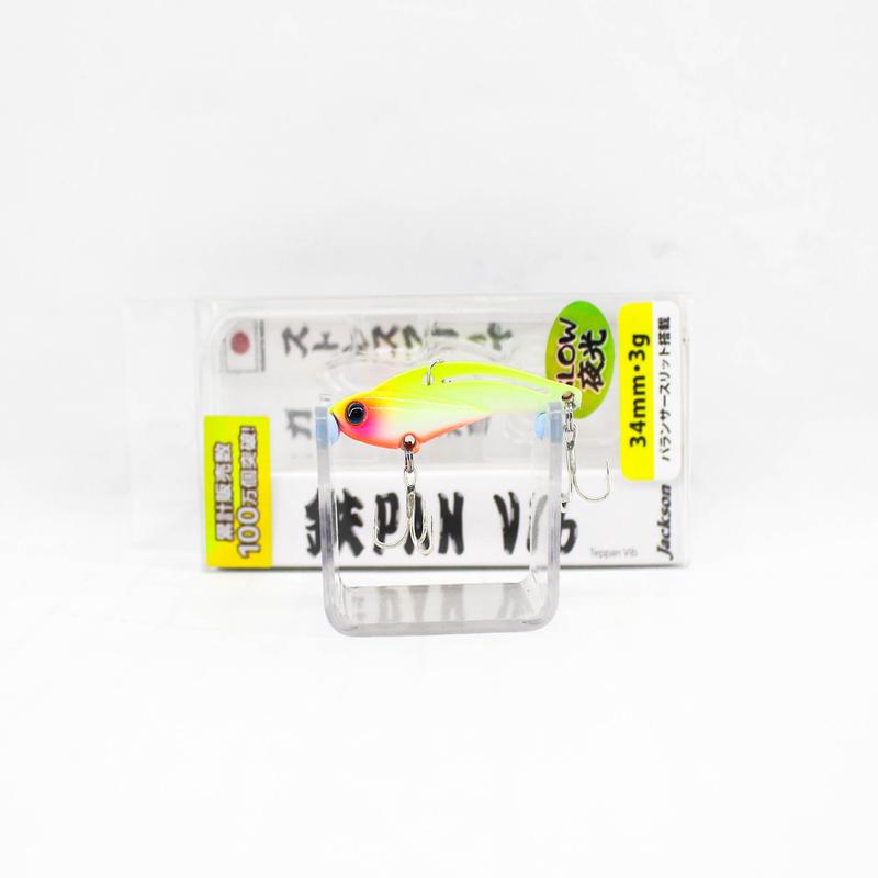 Sale Jackson Teppan Metal Vibration 3 grams 34 mm Sinking Lure GCH (6850)
