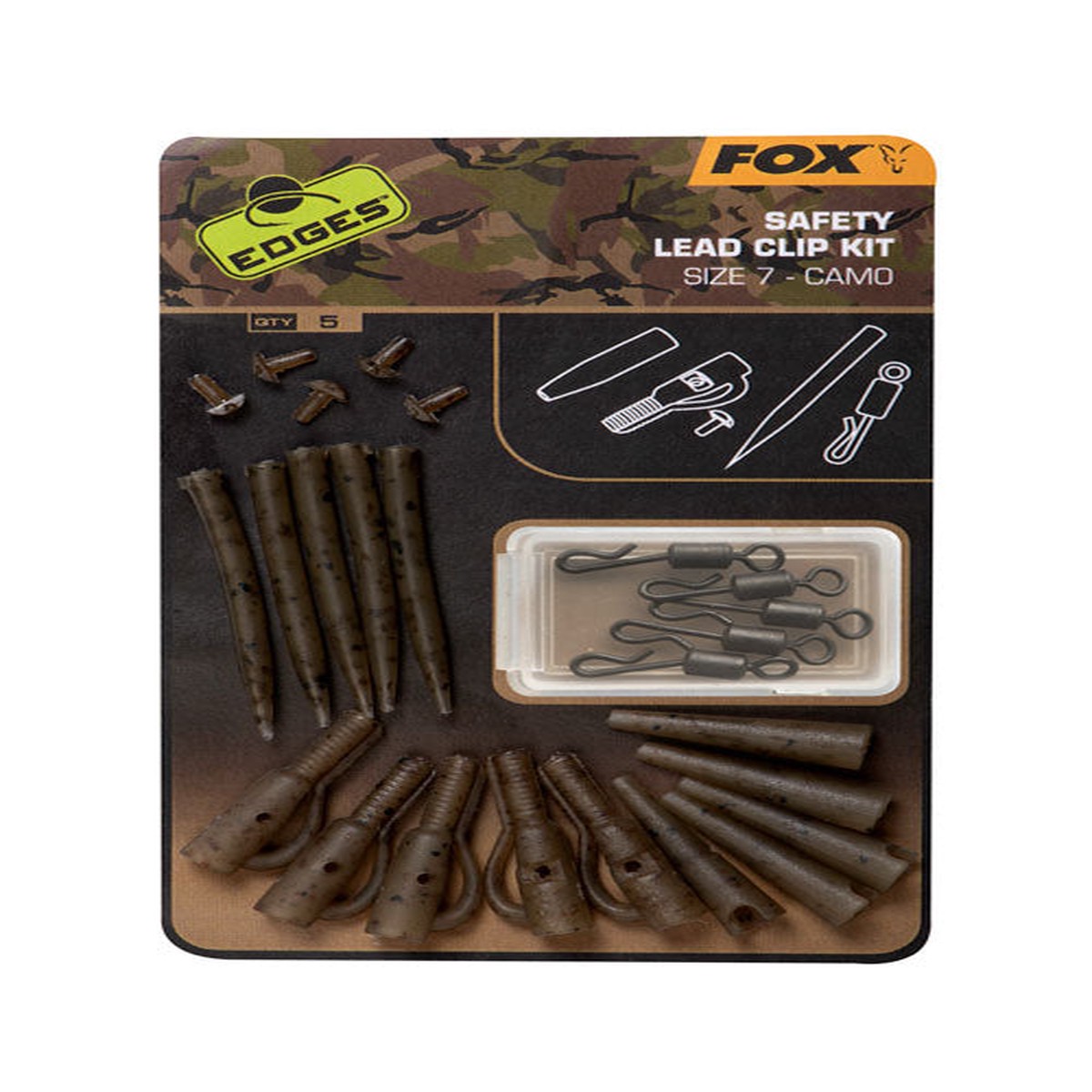 Fox Edges Camo Lead Cip Kit
