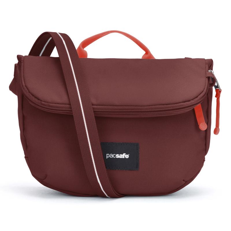 Pacsafe Go Anti-Theft Saddle Crossbody Bag (Garnet Red)