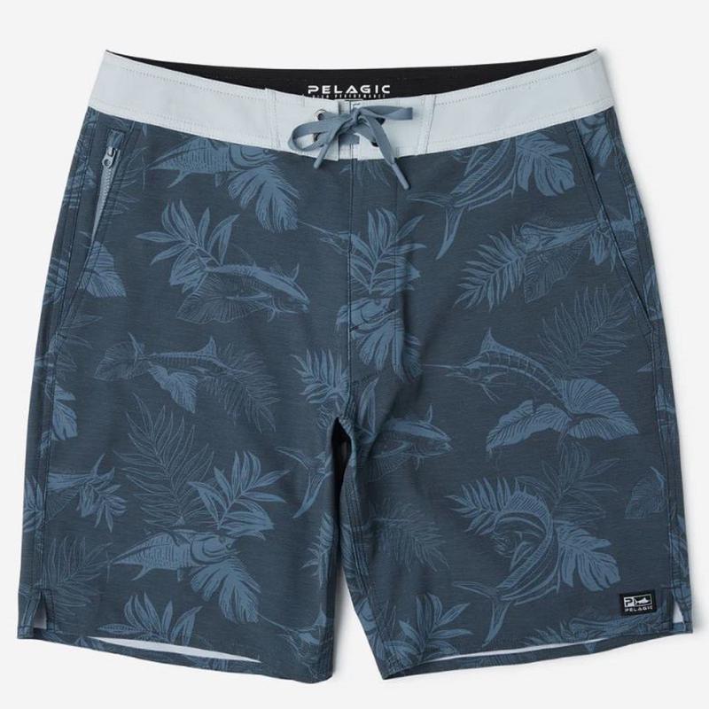 Pelagic 1001 Shorts Board Shorts 18 Inch Tropic Slam DNY Size 33 (1323)