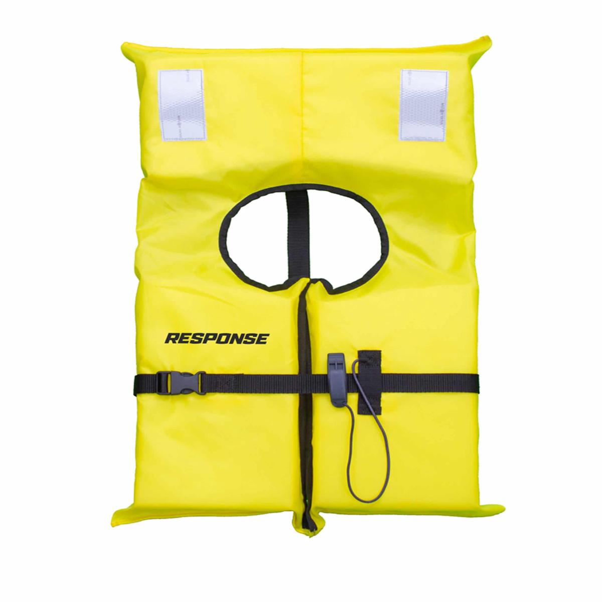 Response RS100A Level 100 Block Style Basic Life Jacket PFD Adult