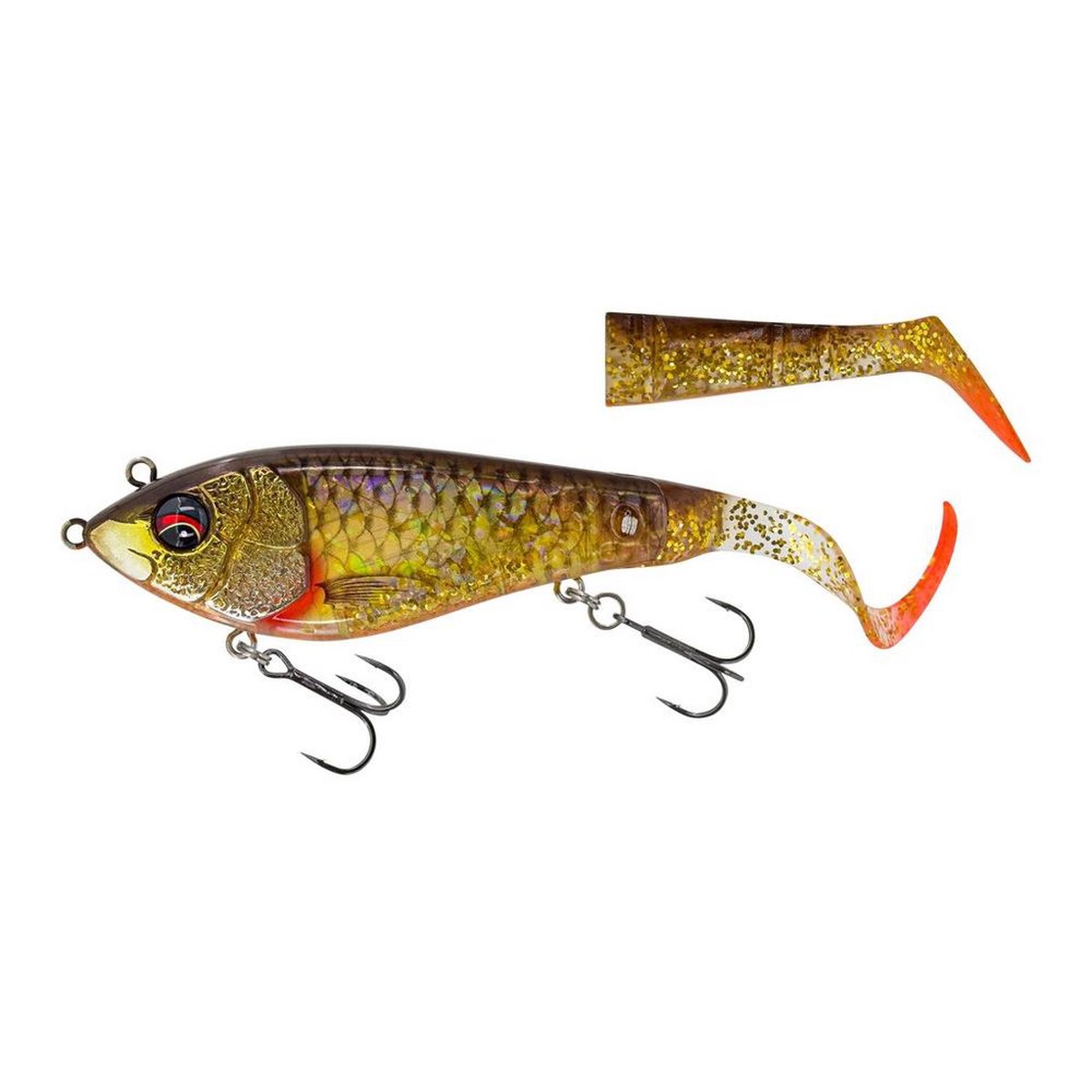 Savage Gear Deviator Tail 16.5cm 48g SS Dirty Roach Glitter