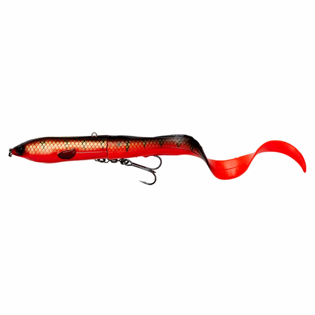 Savage Gear 3D Hard Eel 2+1 17cm 50g SS Red N Black