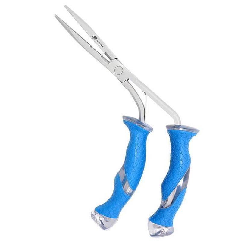 Cuda Titanium Bonded 9" Pistol Grip Long Nose Pliers
