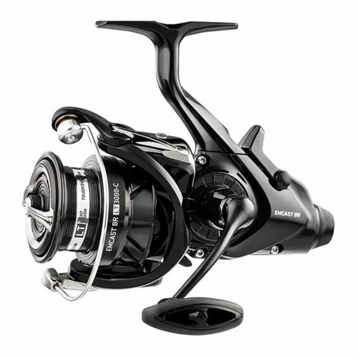 Daiwa Emcast Bite and Run Black Spinning Reel - Durable Fish Control