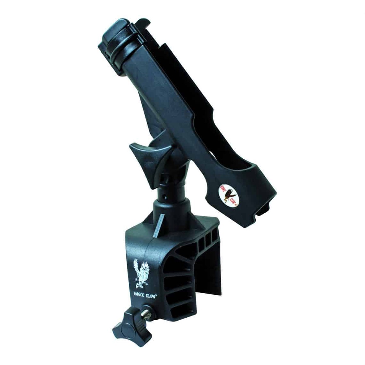 Eagle Claw Clamp-On Aluminum Boat Rod Holder AABRH