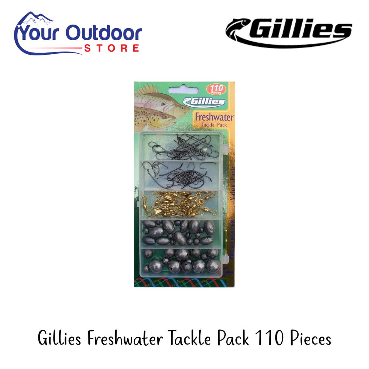 Gillies Freshwater Tackle Pack 110 Pieces