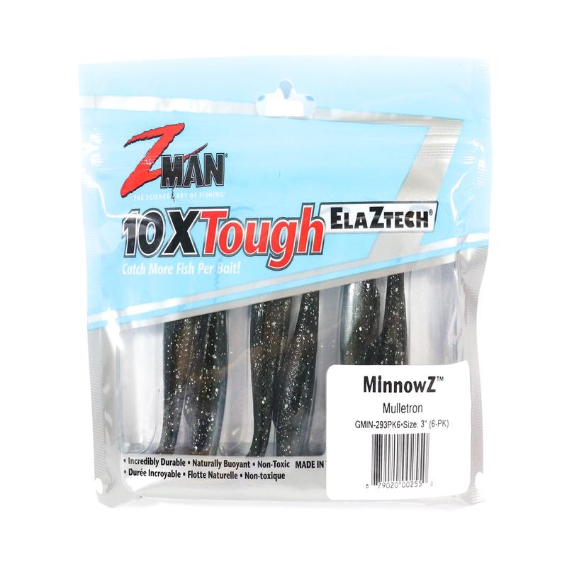 Zman Soft Lure MinnowZ 3 Inch 6/Pack Mulletron (2550)
