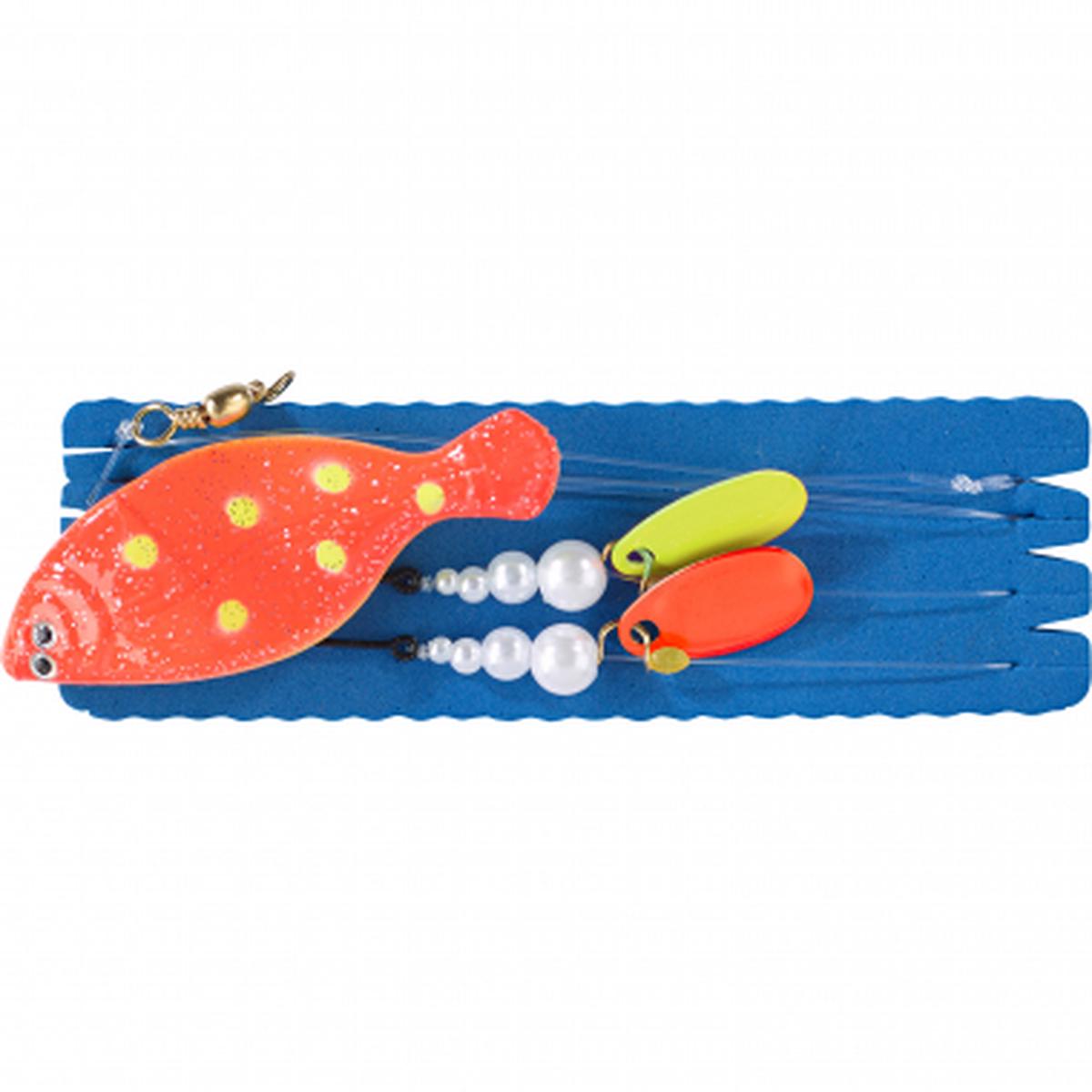 Flatfish spoon (back orange, belly yellow)