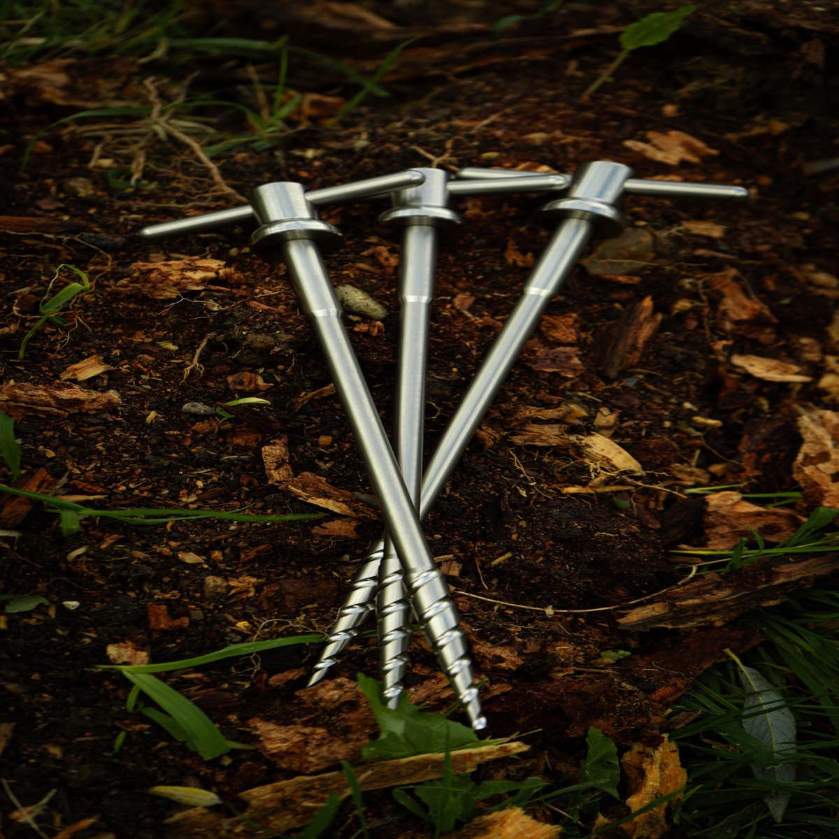 Summit - Stainless Steel Bivvy Pegs (Pk of 5)