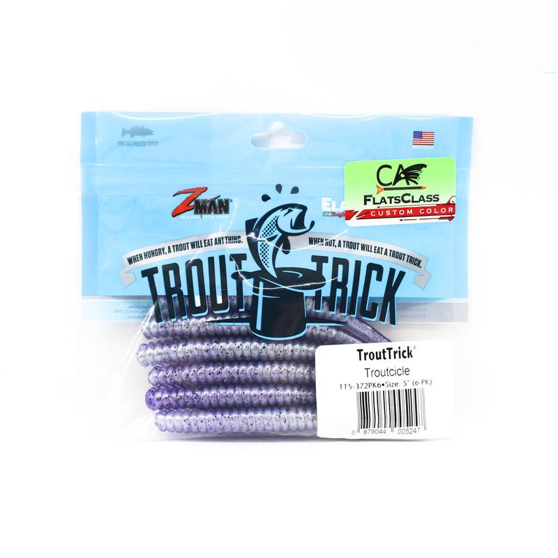 Zman Soft Lure Trout Trick 5 Inch 6/Pack Troutcicle (5247)