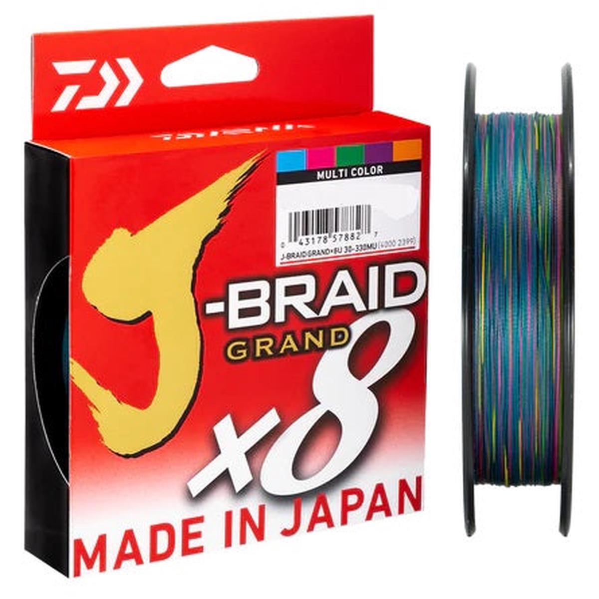 Daiwa J Braid Grand Braided Fishing Line Multi Colour 500m