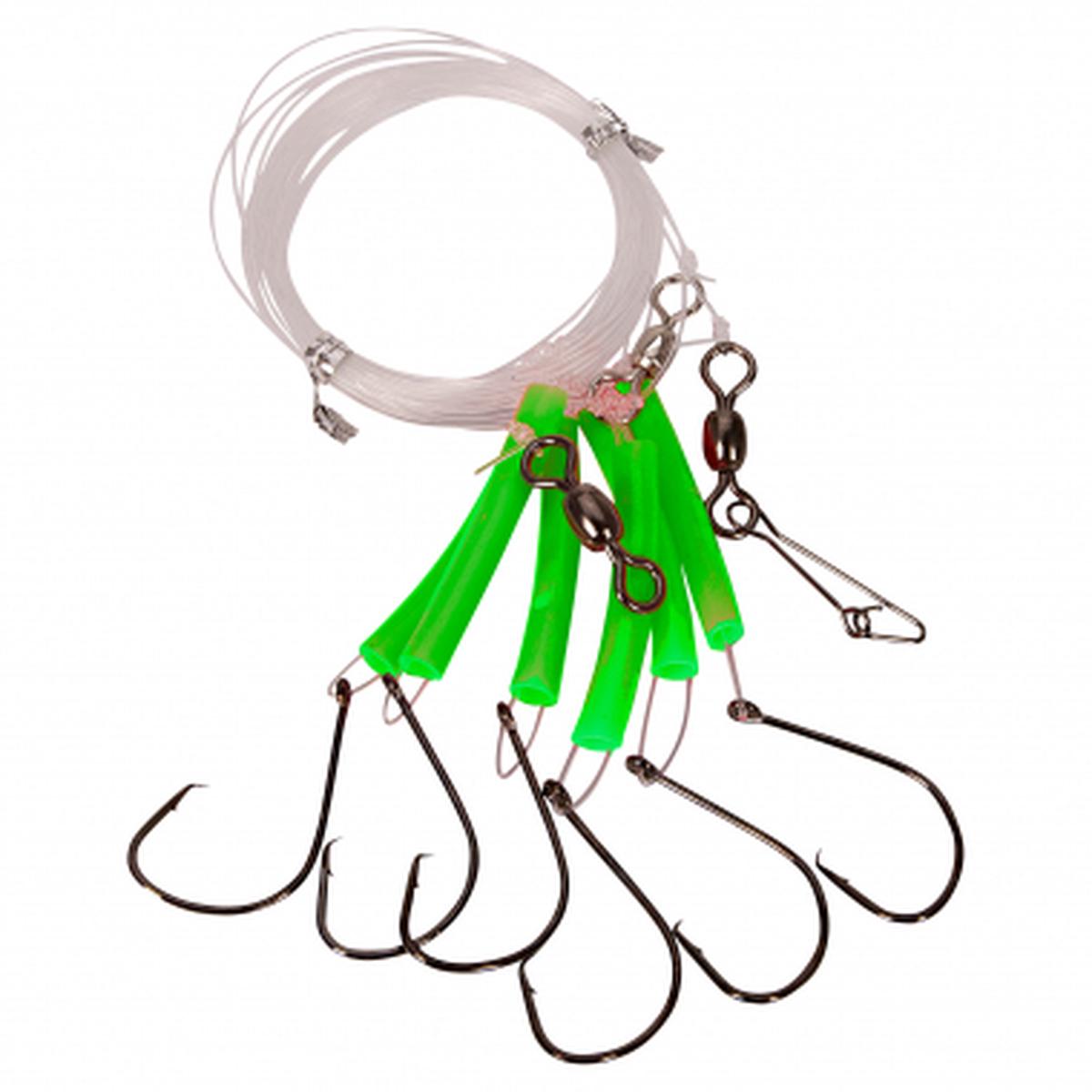 Rotbarschsystem Circle Hook (fluo green)