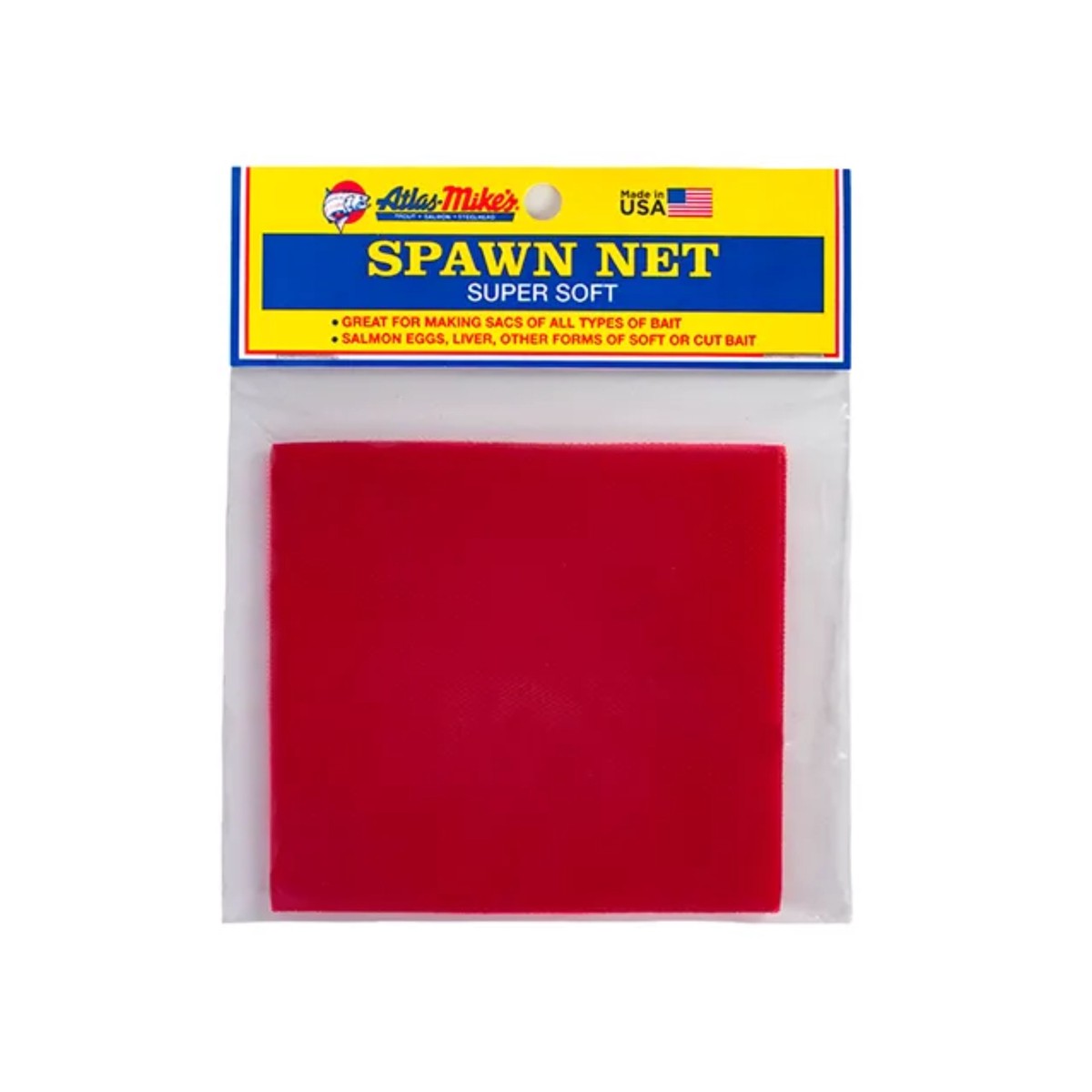 55066 Atlas Mikes Spawn Net 4 Squares Red