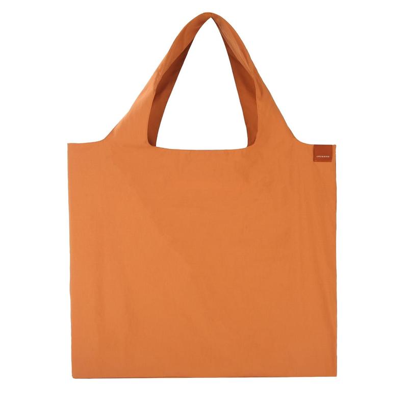 Crossing Waterproof Ripstop Nylon Foldable Tote Bag - Brick