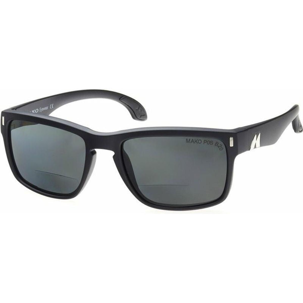 Mako GT Matt Black Frame PC Grey Bifocal 2.0 Lens Sunglasses
