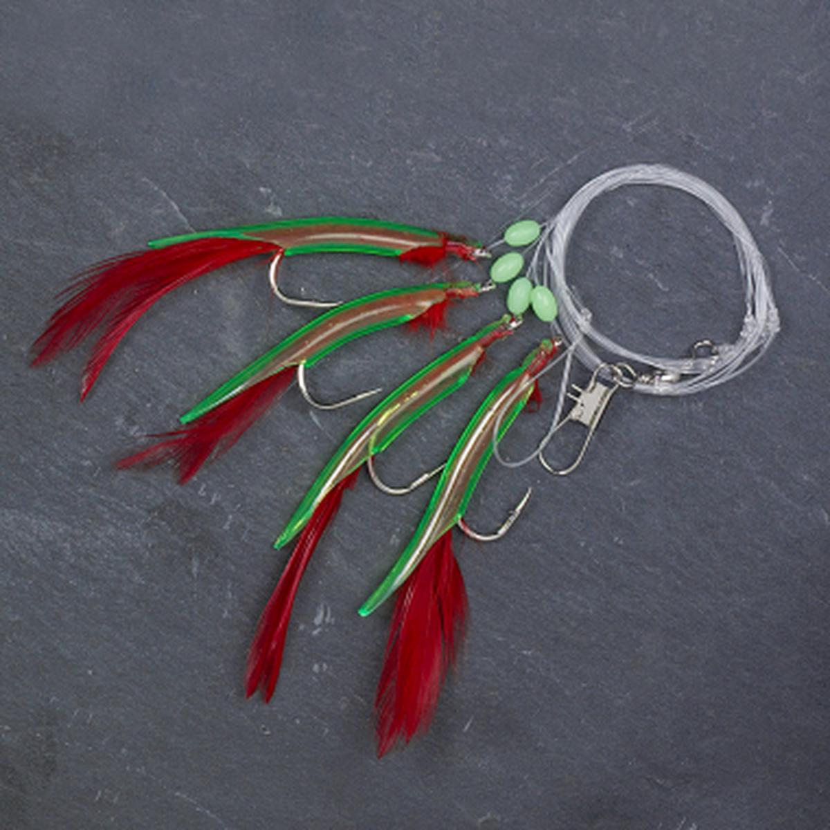 Mackerel leader (red/green)