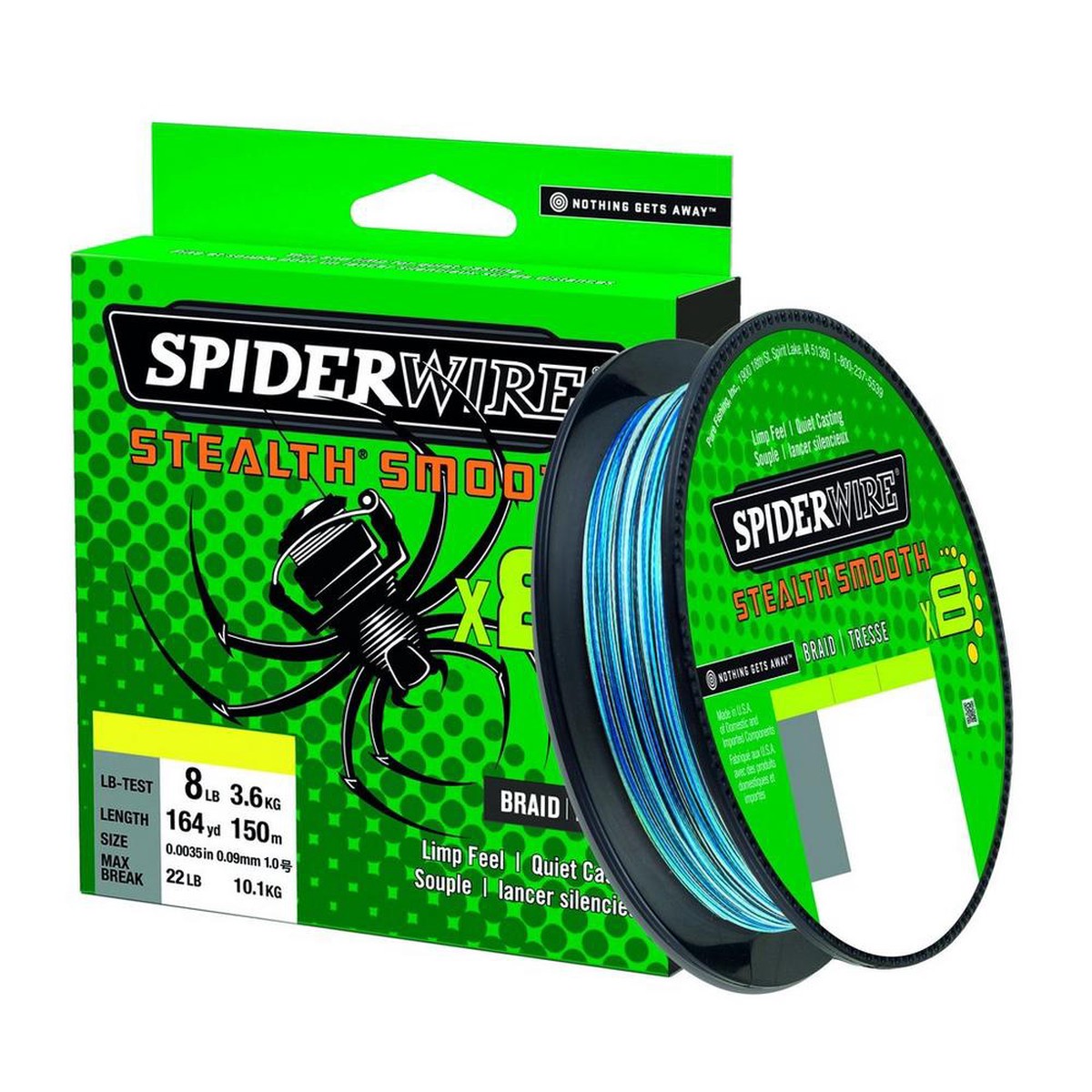 SpiderWire Stealth Smooth 8 Blue Camo 150m