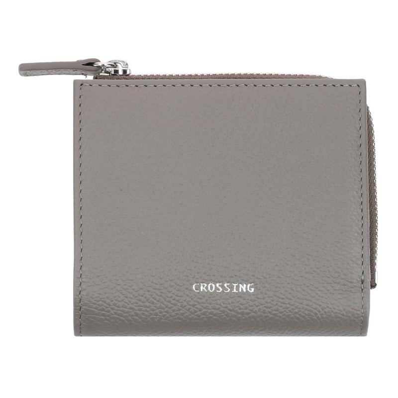 Crossing Milano Small Zip Wallet Rfid - Grey