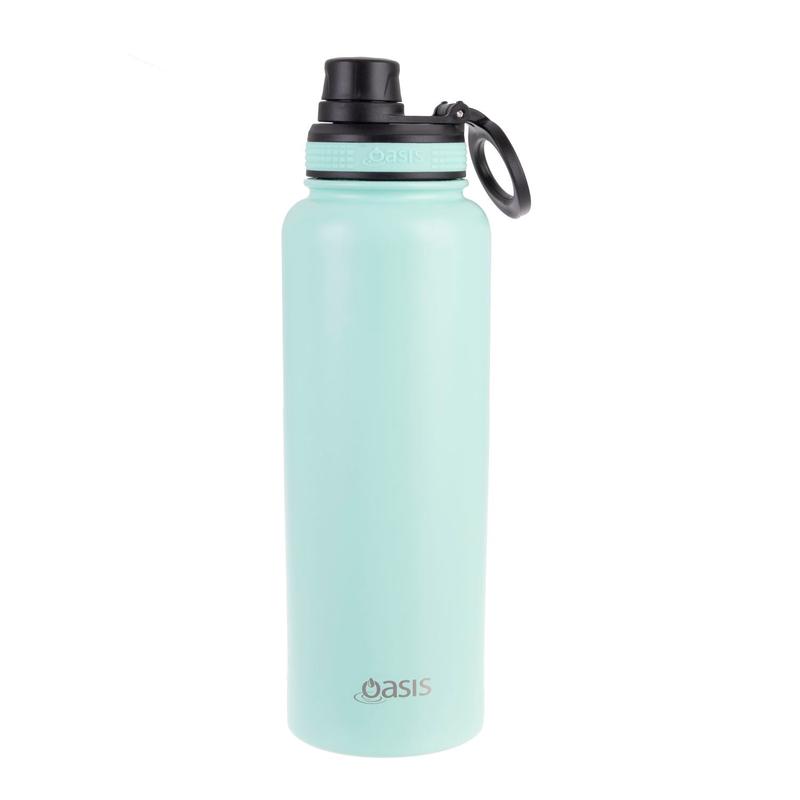 Oasis Stainless Steel Insulated Sports Water Bottle with Screw Cap 1.1L - Mint