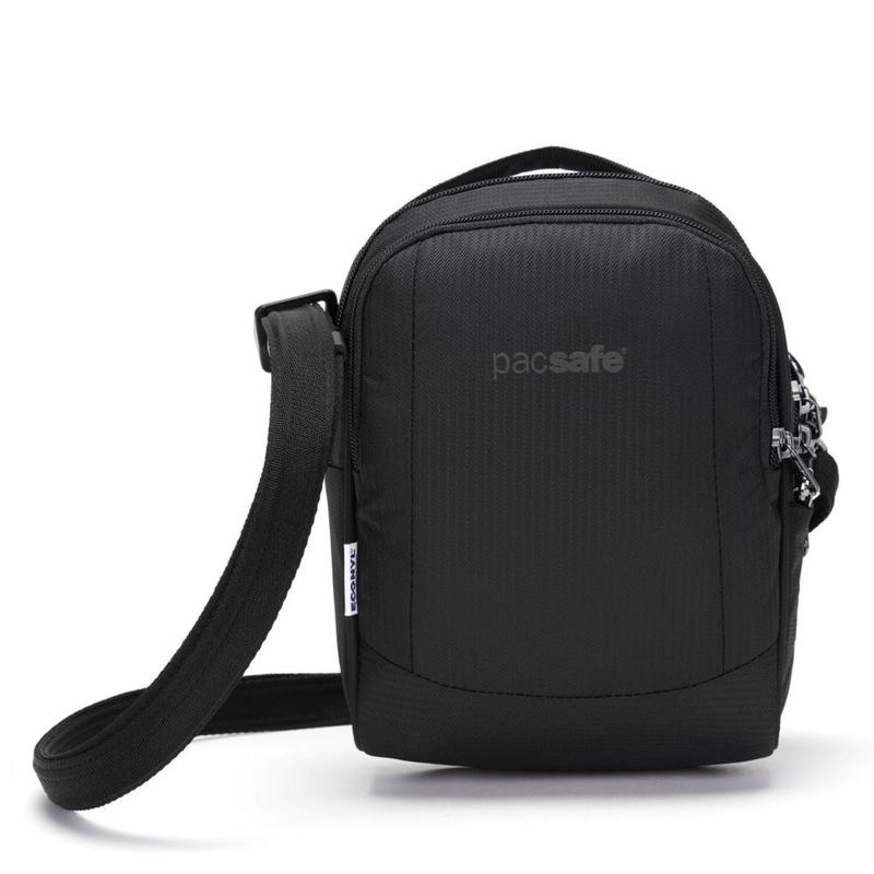 Pacsafe Metrosafe LS100 Anti-Theft Crossbody Bag (Econyl Black)