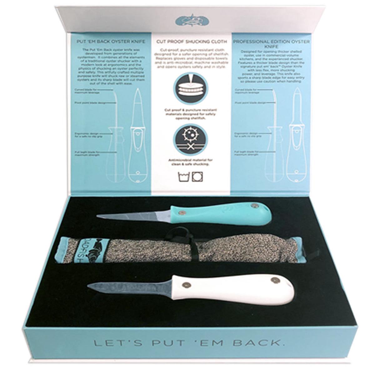 Toadfish Outfitters Oyster Shuckers Set Kit Pack Bundle TFSHUCKERSBDLE
