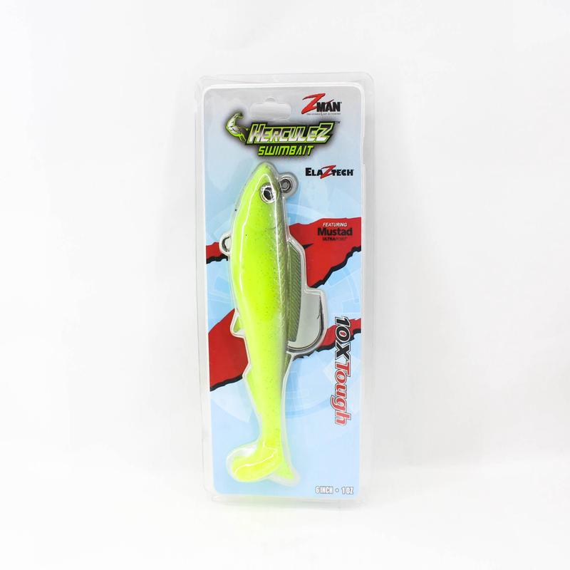 Zman Soft Lure Herculez Swimbait 6 Inch Sexy Mullet (5172)