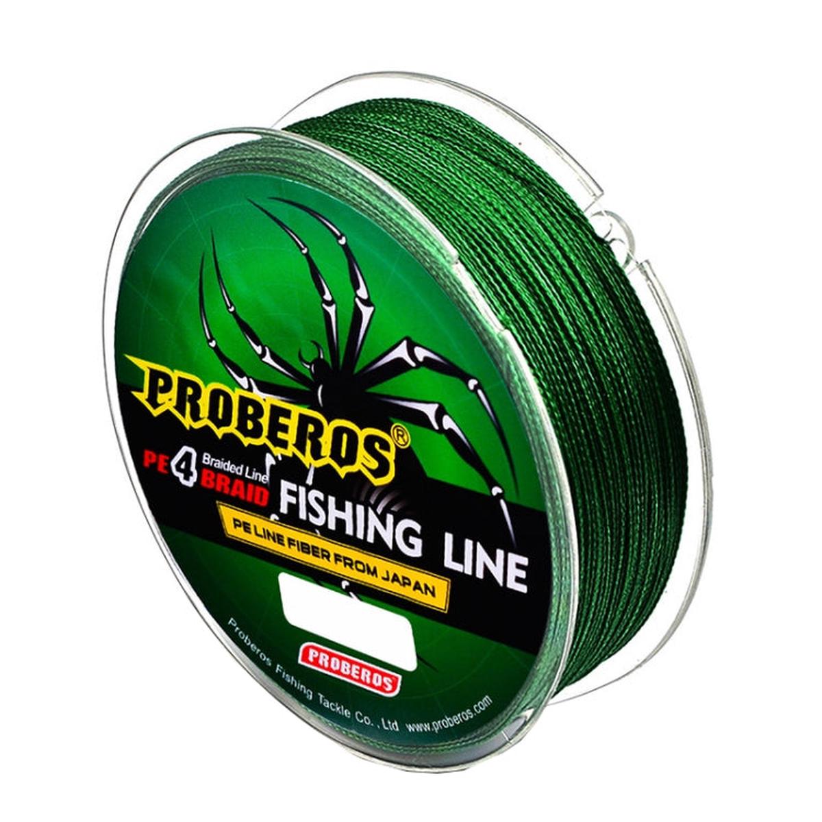 2 PCS PROBEROS 4 Edited 100M Strong Horse Fish Line, Line number: 6.0 / 60LB
