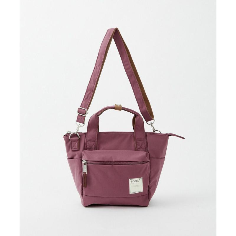 Anello Circle 2Way Mini Tote Bag (Dark Pink)