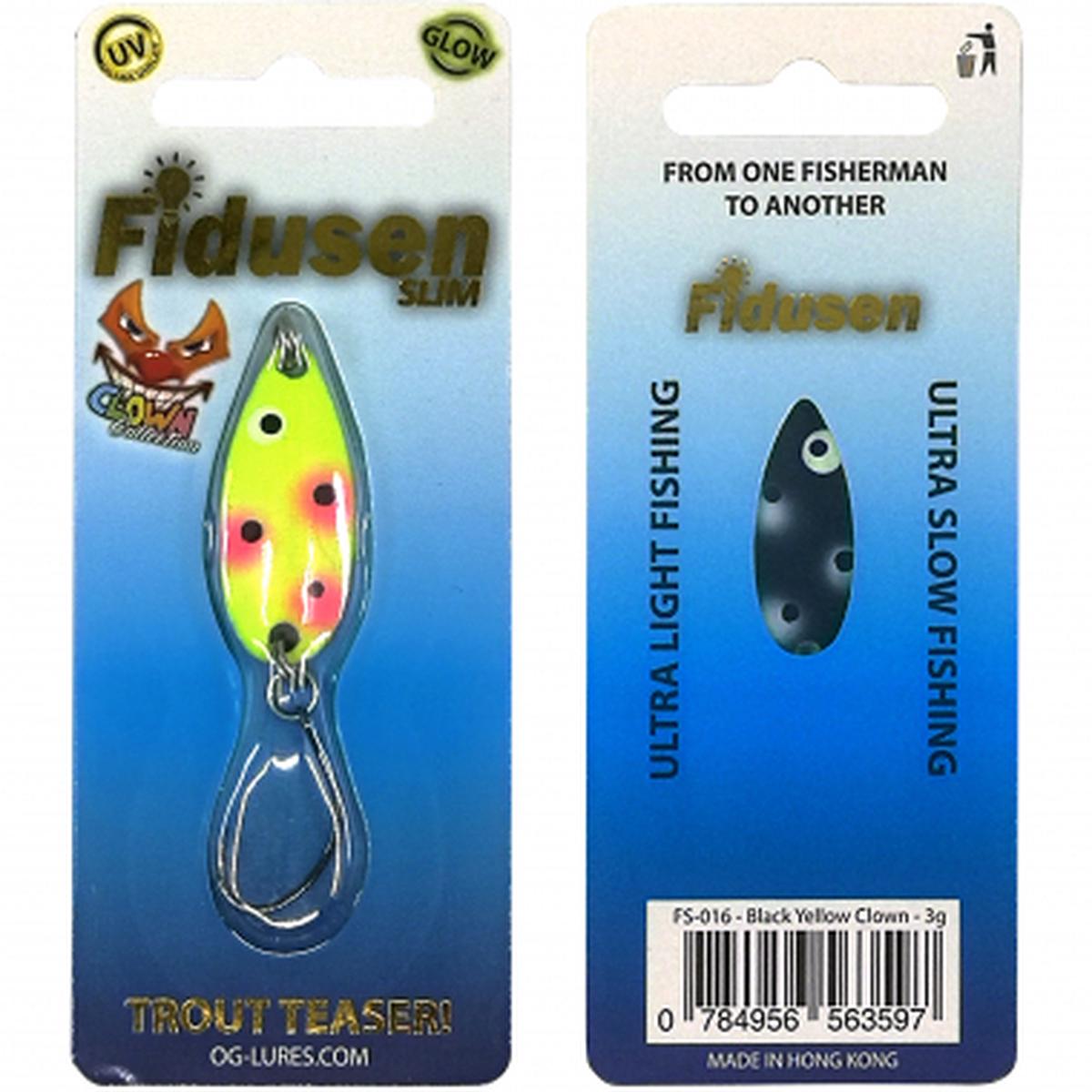 Micro Bait Fidusen Slim (Black Yellow Clown)