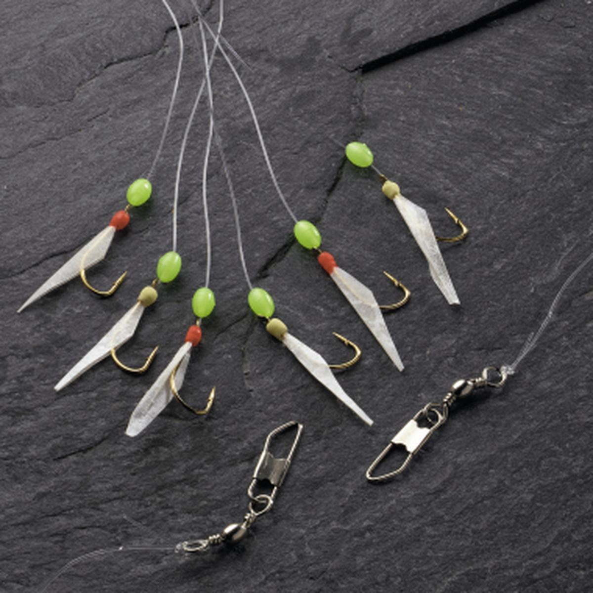 Herring leaders (white/red)