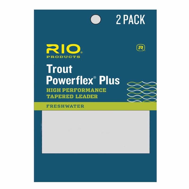 RIO Powerflex Plus 9ft Trout Leader 2pk