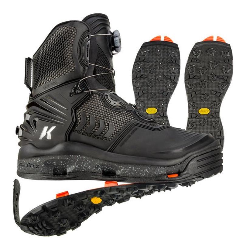 River Ops BOA Wading Boots with Vibram XS Trek & Studded XS Trek Soles