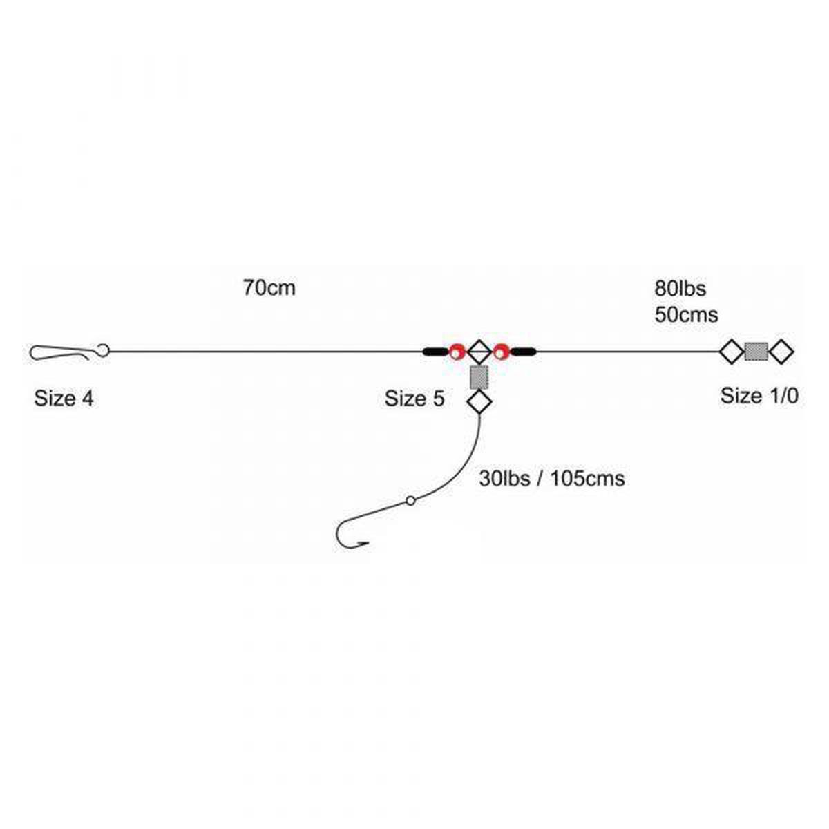Tronixpro 1 Hook Clipped 1/0