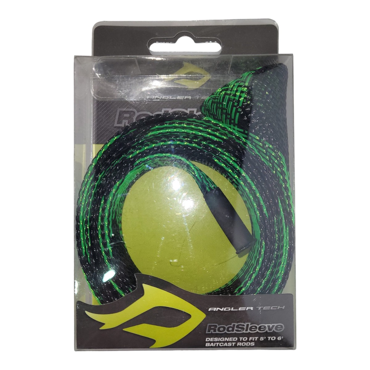 Angler Tech Rod Sleeve Baitcast GreenBlack