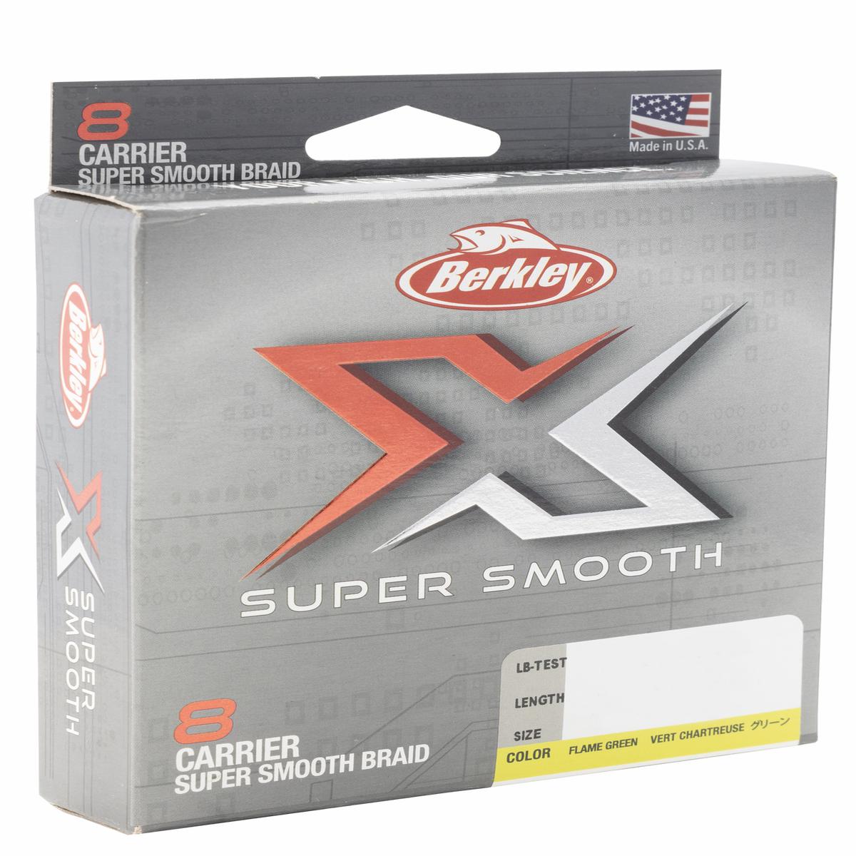 Berkley X Braid Super Smooth 8 Fishing Line Green 150m