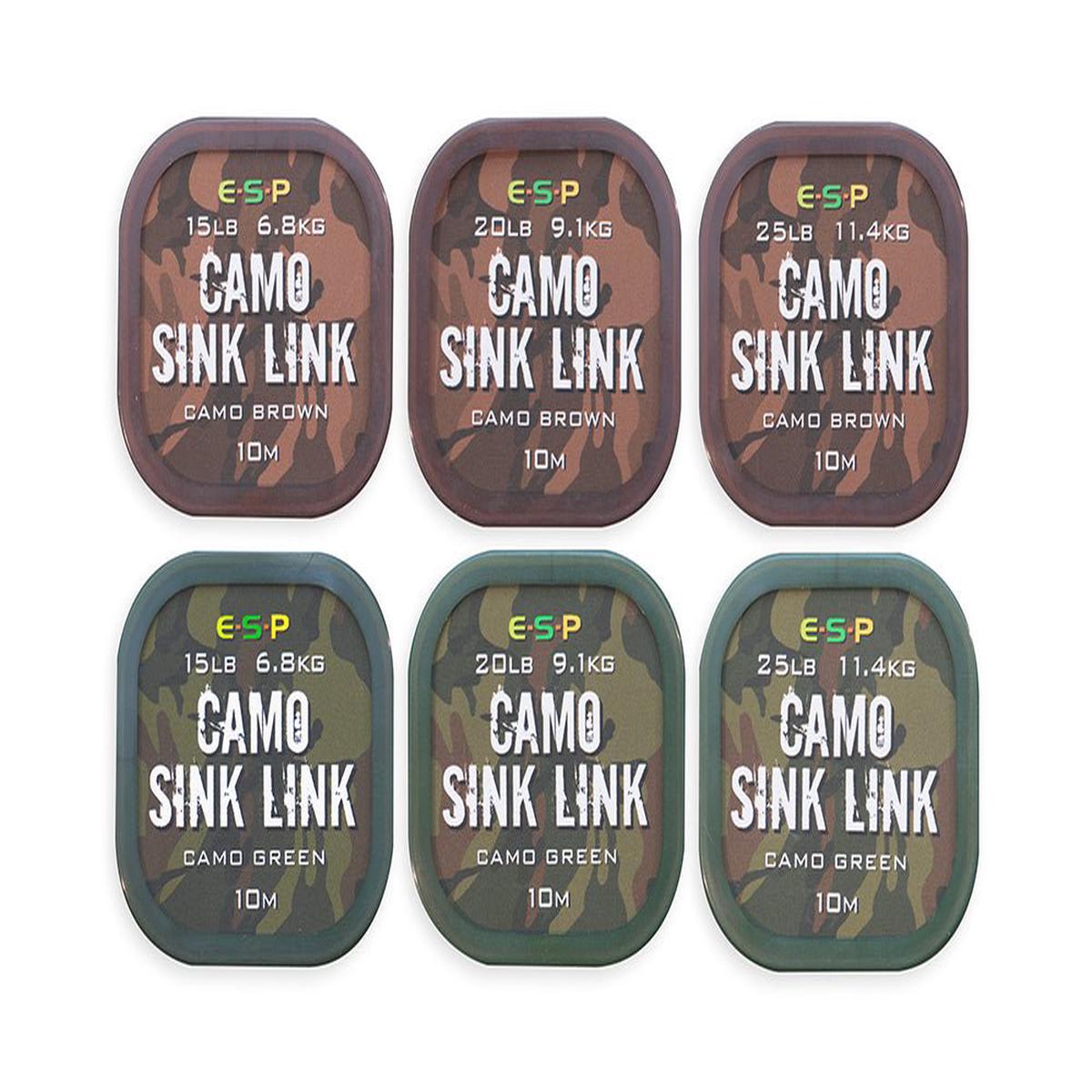 ESP Camo Sink Link braided hooklength 10m