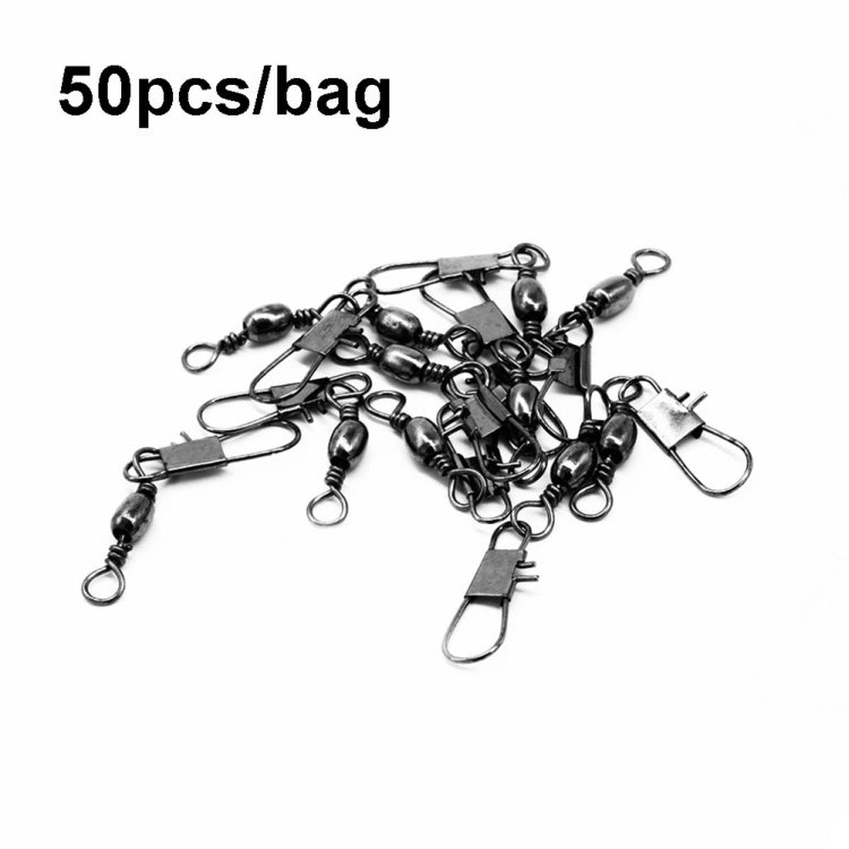 HENGJIA SS007 50pcs/bag B-pin Connector 8 Shape Swivel Loop Accessories, Specification: 1+5B