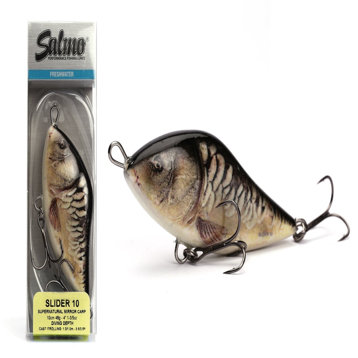 Salmo Slider Floating 10cm 36g Supernatural Mirror Carp