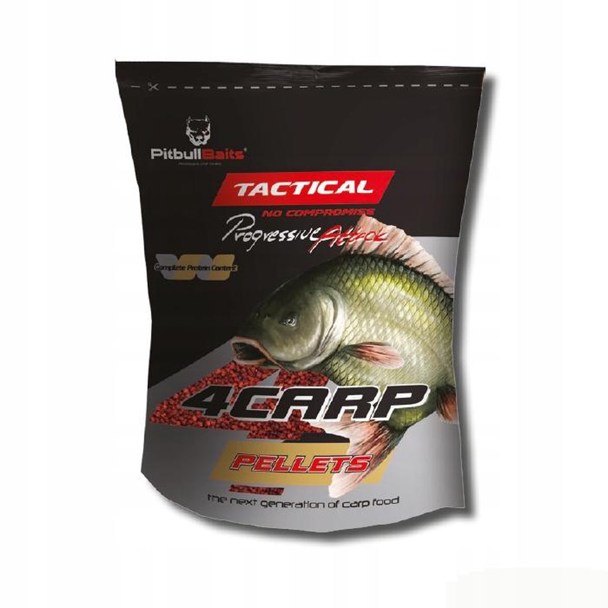 StarFish PitbullBaits Tactical Pellets 800g 2mm Orange
